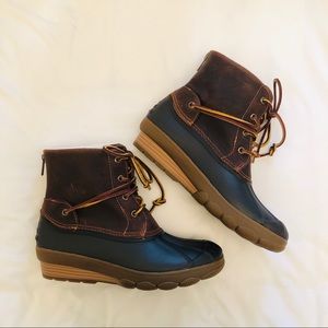 Sperry Saltwater Duck Boot Tide Brown